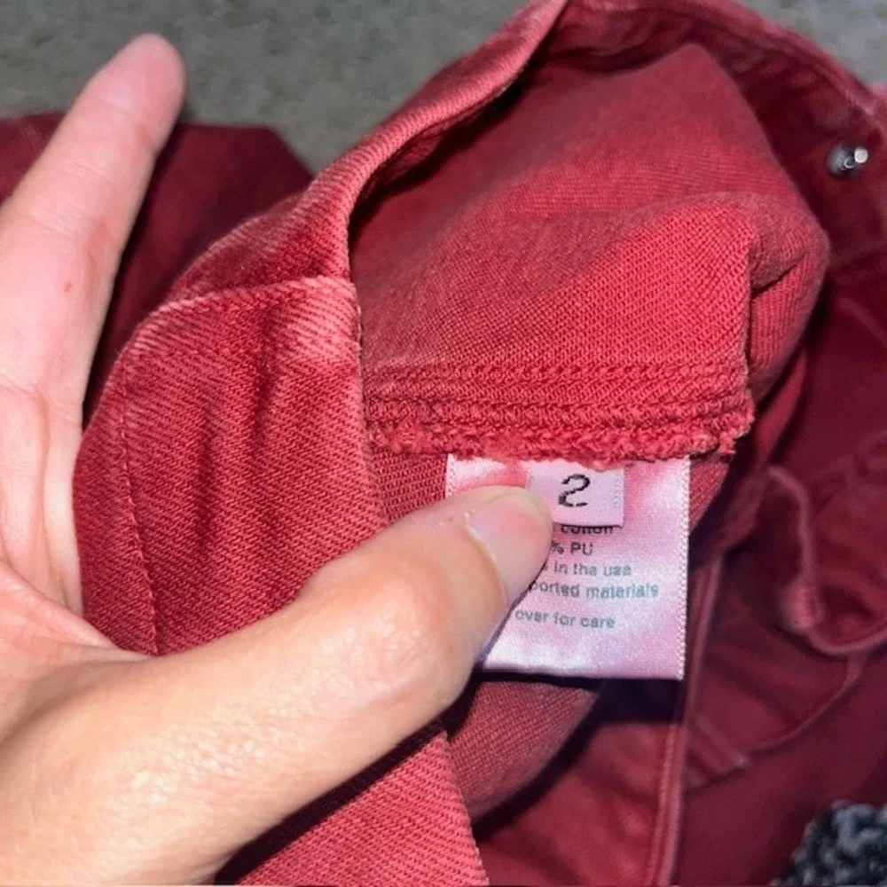 Rachel Comey Elkin Pants High Rise Wide Leg Cinch Back Pomona Overdye Paprika‎ 2